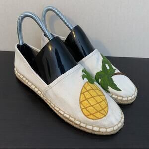 Circus By Sam Edelman Pineapple Palm Tree Espadrille Canvas Flats